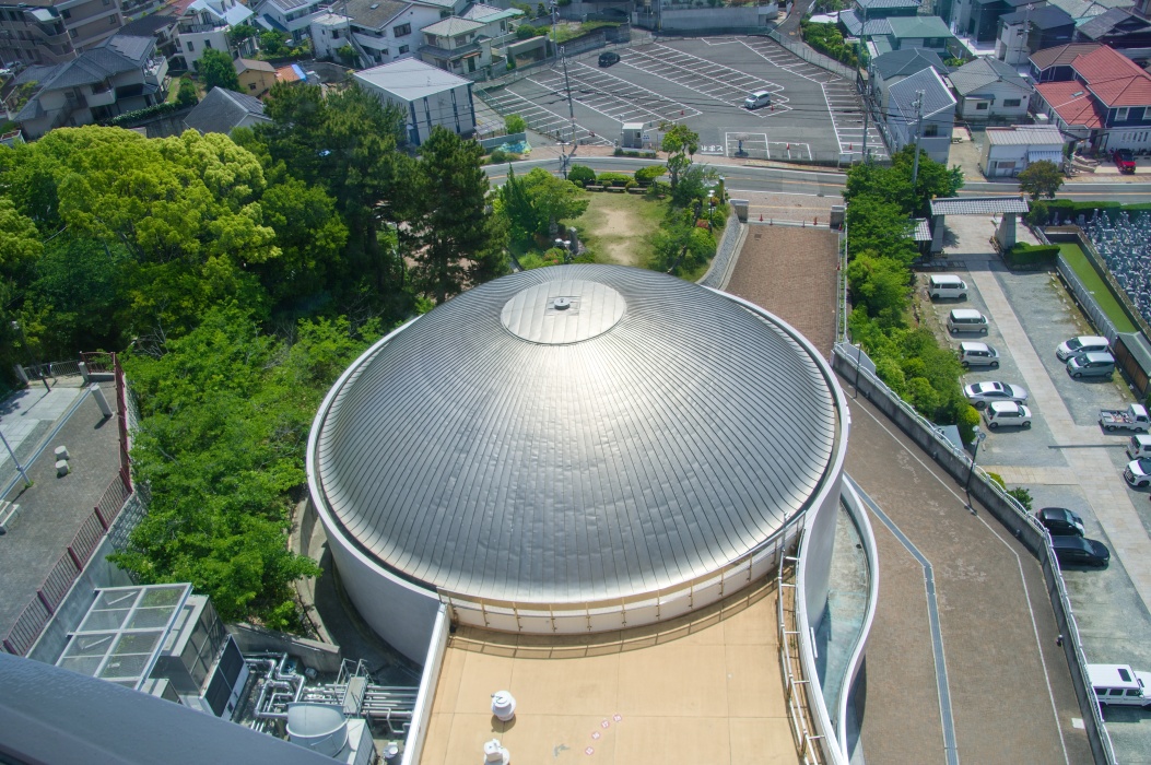 展望台から見下ろす