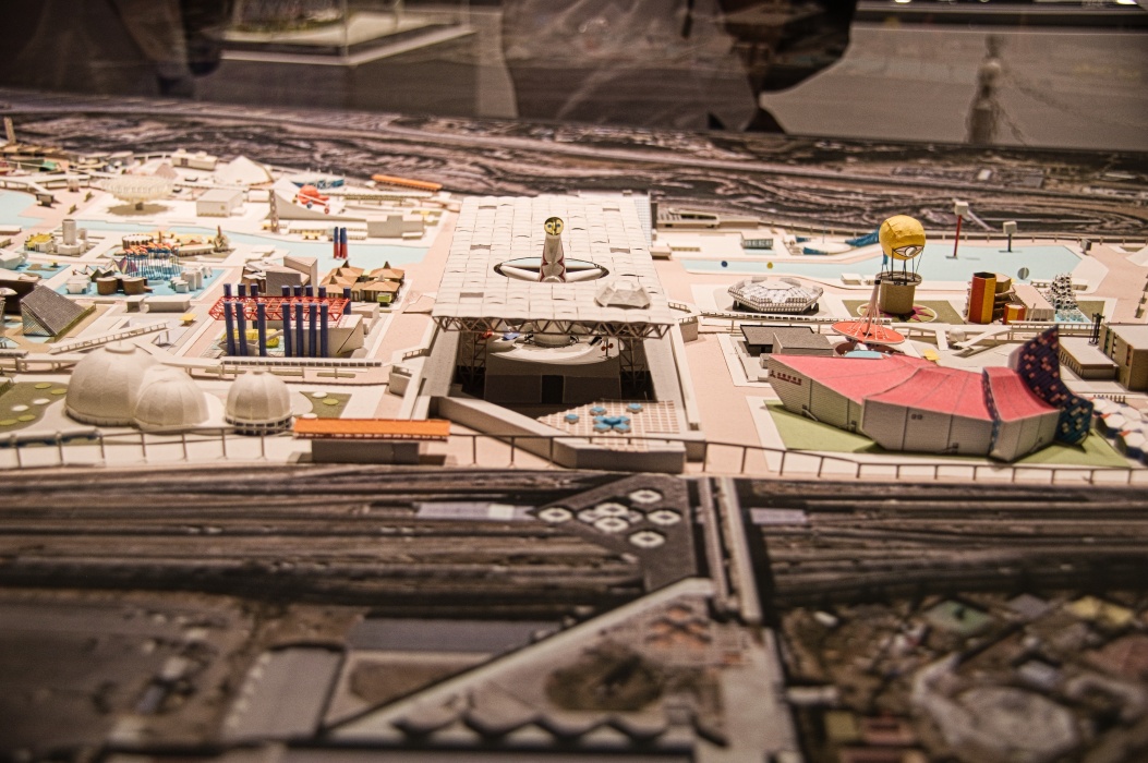 会場の模型