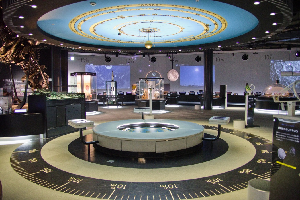天文部門 オランダのアイシンガープラネタリウムを再現した模型