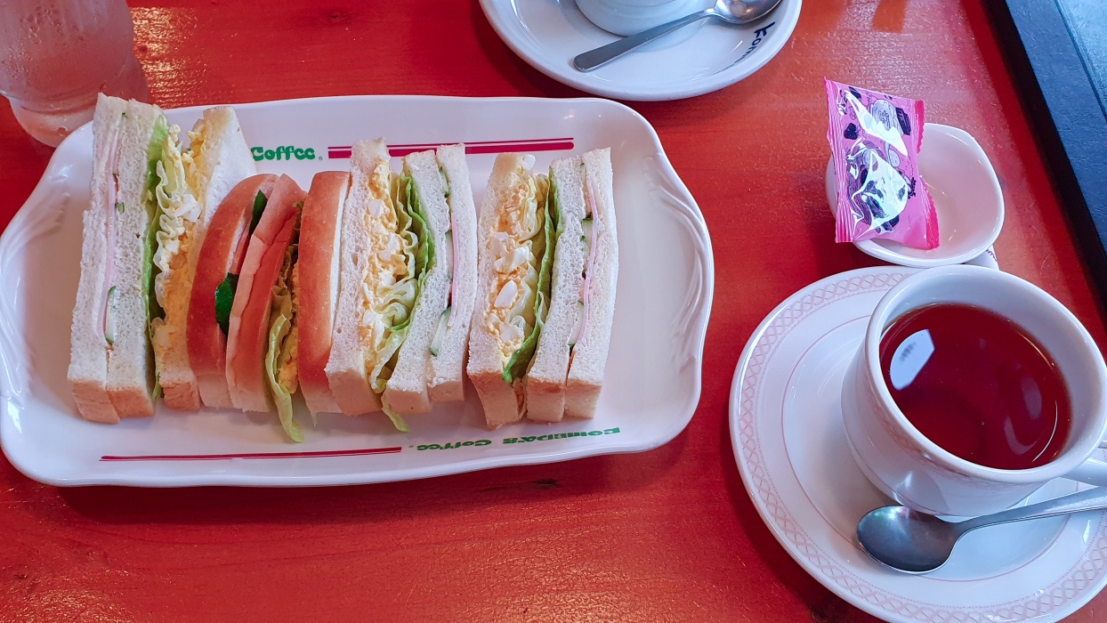 コメダ珈琲で朝食