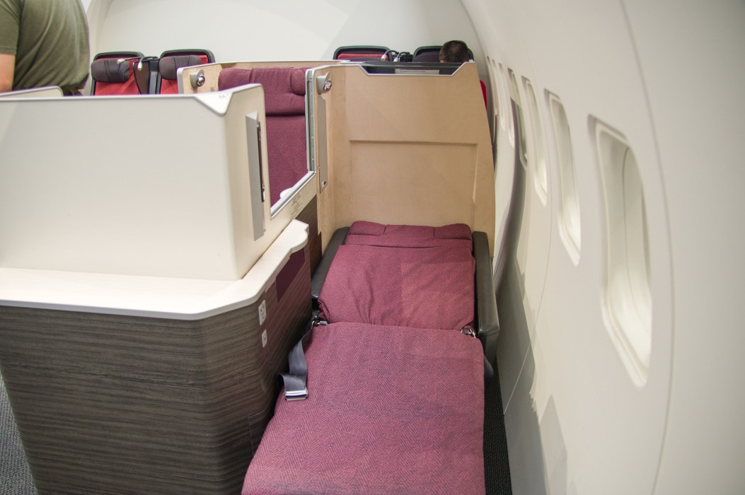 ファーストクラスの座席