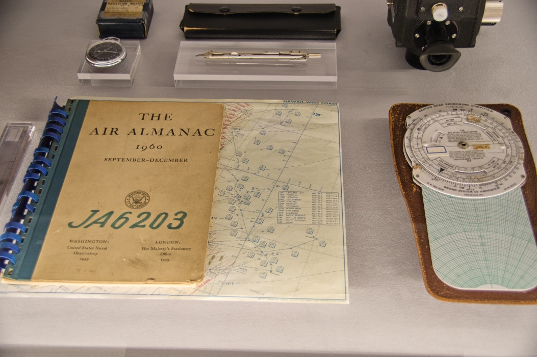 昔の航路図。昔のパイロットは大変だったんだなぁ。