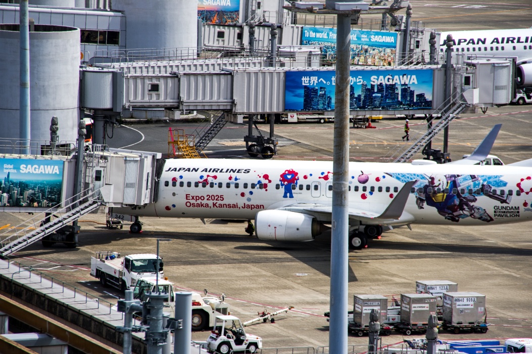JALの関西万博コラボ3号機「ガンダム」