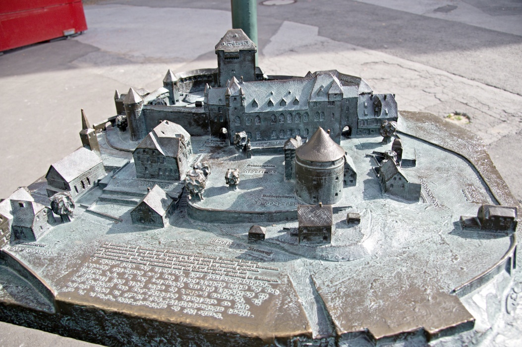お城の模型
